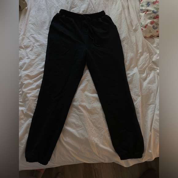 Meshki Black Joggers. 95% Cotton - Picture 4 of 4